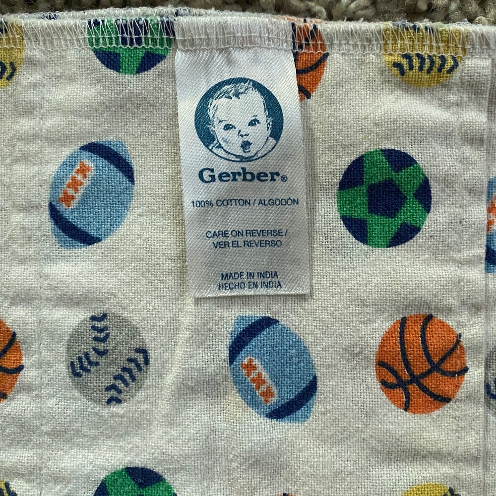 Baby Blankets, burp clothes (new, unused), receiving blankets, washcloths